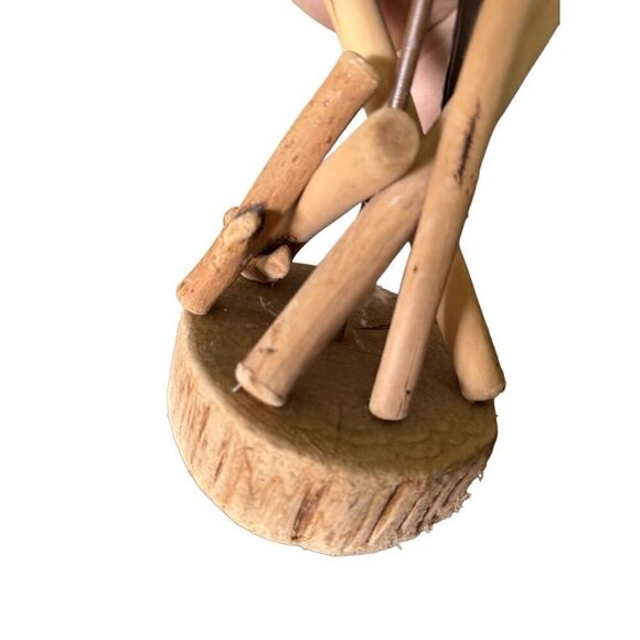 Driftwood 21" Beach Decor Art Deco Metal Dolphin Sculpture - Picture 2 of 6